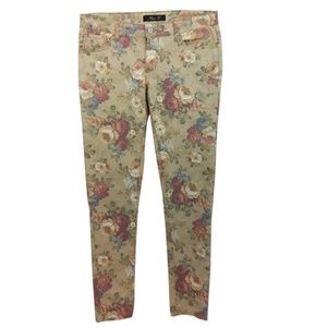 Klique B Floral Print Stretchy Skinny 28 Pants